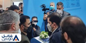 بازدید وزیر ارتباطات از محصولات و فناوری‌های جدید شاتل ‏موبایل در بیست و دومین نمایشگاه تلکام