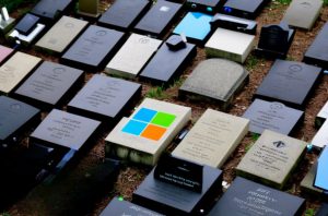قبرستانی برای محصولات مایکروسافت با وب‌سایت Microsoft Graveyard راه اندازی شد