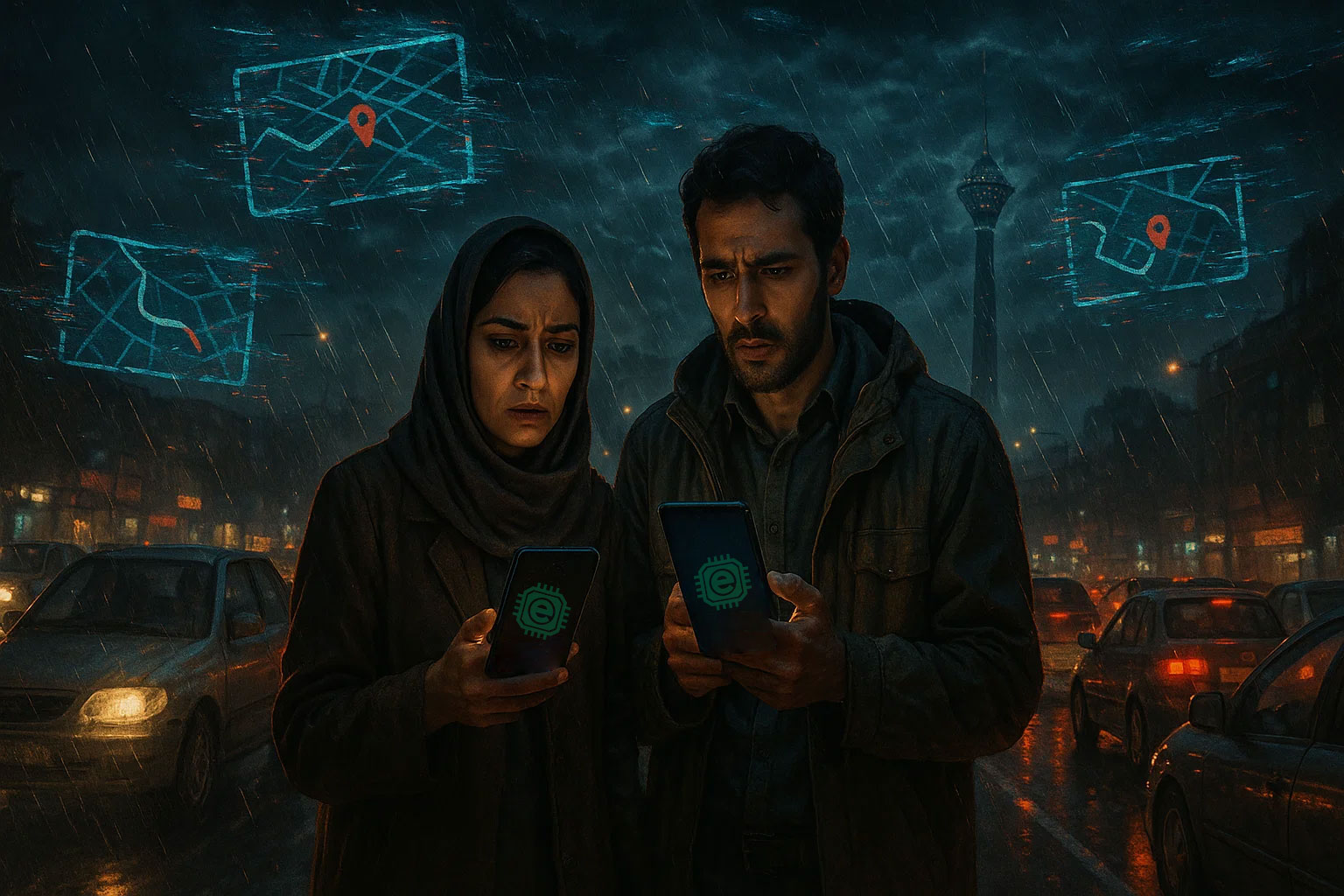 سردرگمی مردم از قطع GPS در ایران