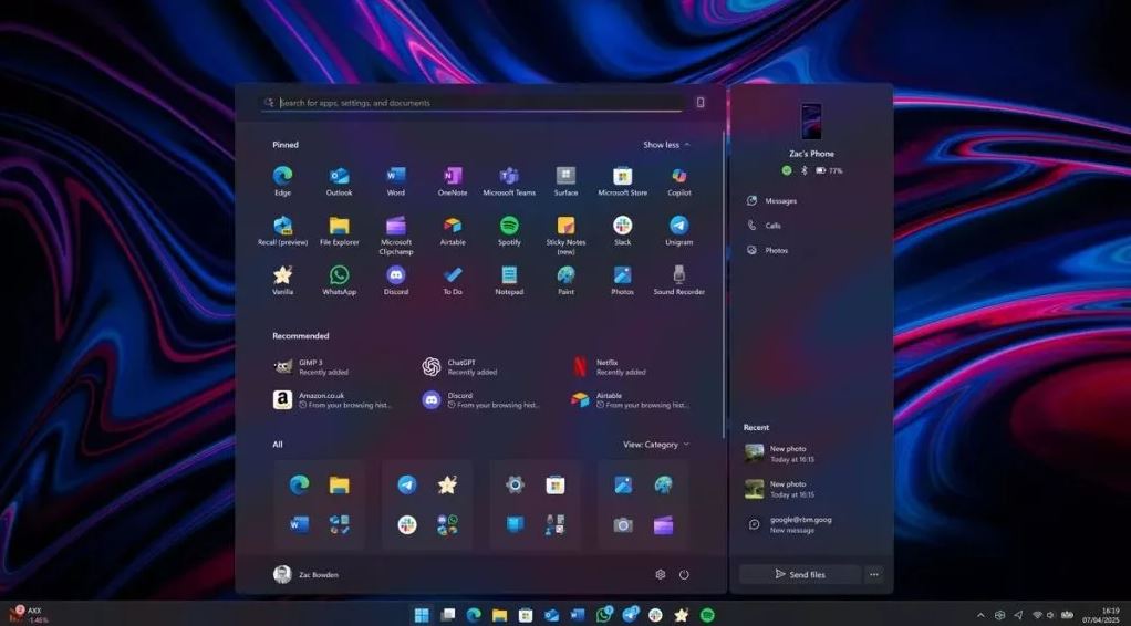 آپدیت تازه ویندوز ۱۱ با منوی استارت جدید و شخصیسازی بیشتر منتشر شد