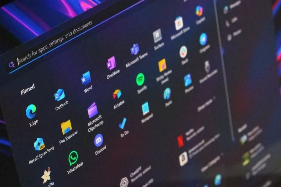 منوی جدید ویندوز 11