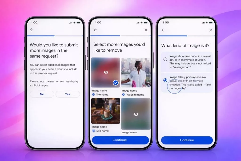 حذف اطلاعات شخصی از گوگل