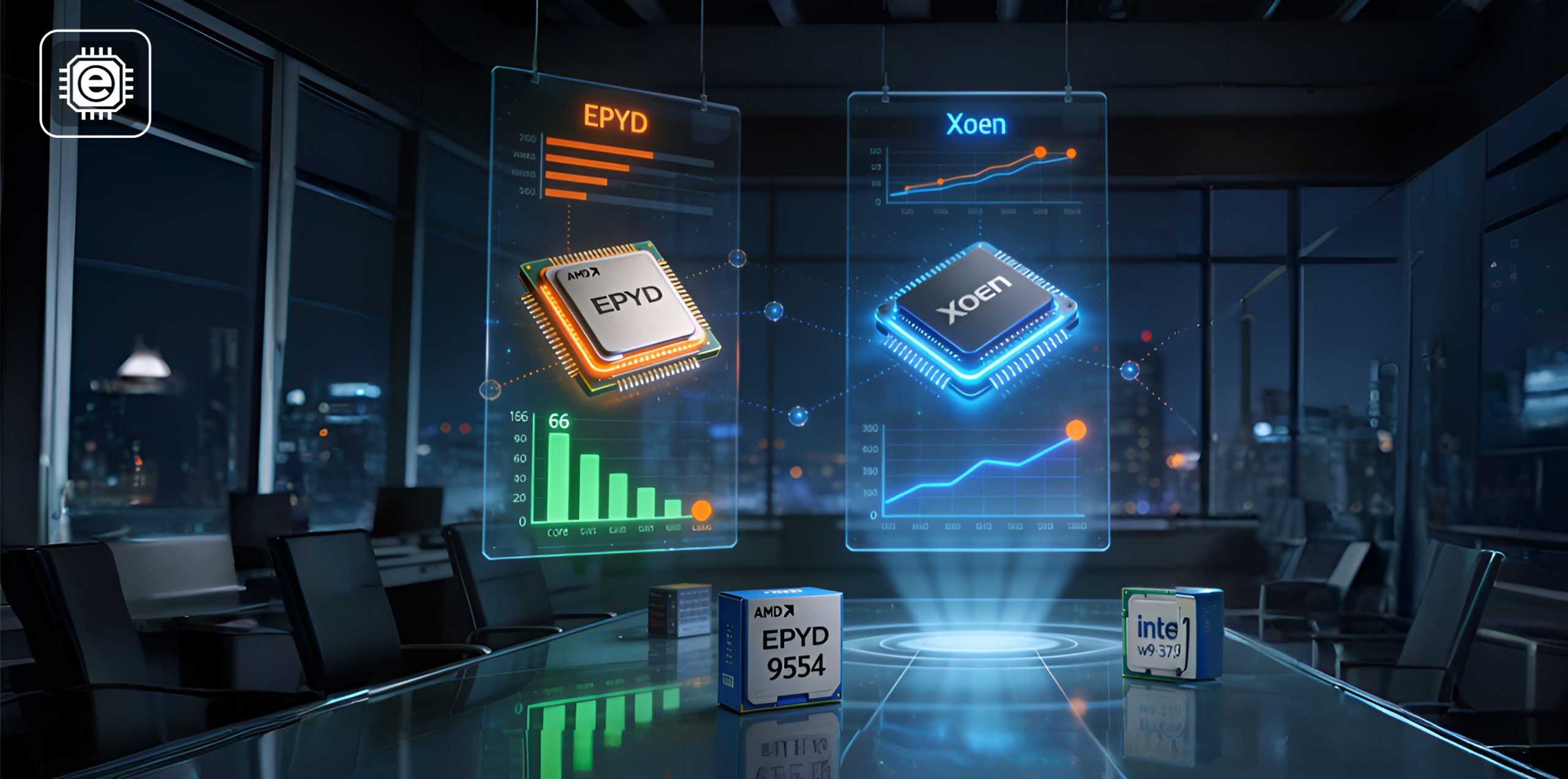 EPYC در برابر Xeon | مقایسه پردازنده‌ها برای سرورهای AI و مجازی‌سازی